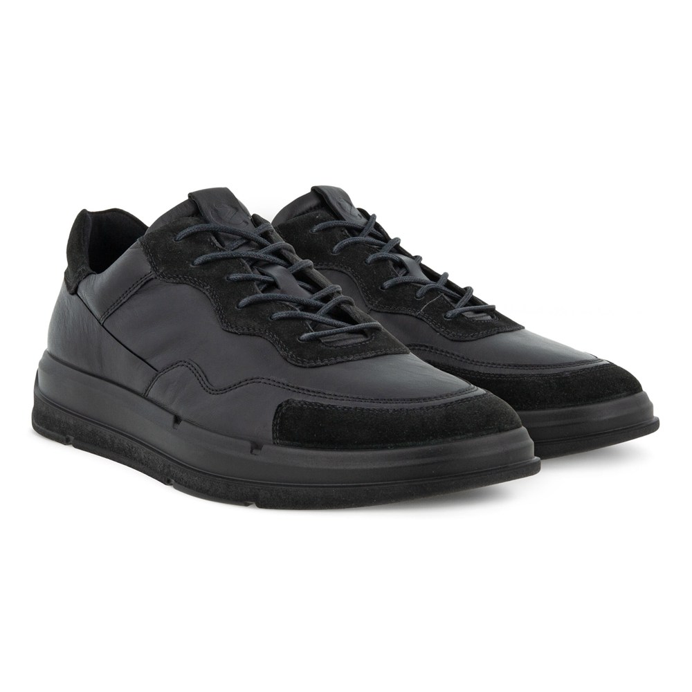 ECCO Mens Sneakers Black - Soft X - RWO-186237